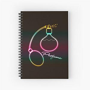 Neon Light Perfume Spiral Notebook