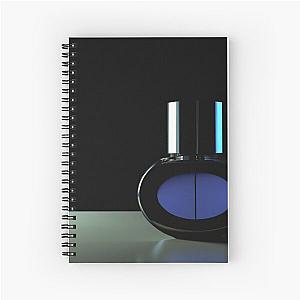 Blue Perfume Bottle Spiral Notebook