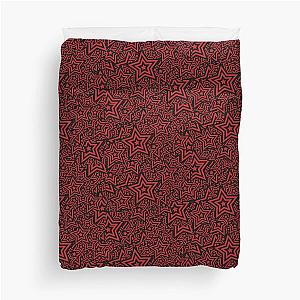 Star Pattern Persona 5 Red & Black Duvet Cover