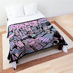 Persona 5 Pastel Tokyo Loading Screen Comforter