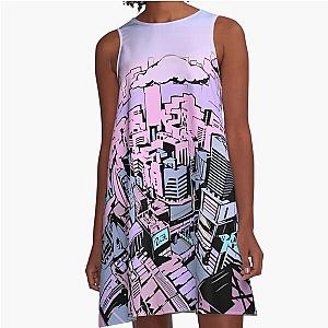 Persona 5 Pastel Tokyo Loading Screen A-Line Dress