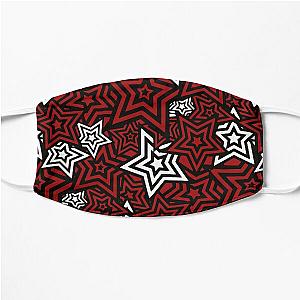 Persona 5 Menu UI Red Stars Pattern  Flat Mask