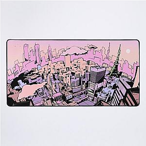 Persona 5 Pastel Sunset Tokyo Loading Screen Desk Mat