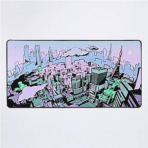 Persona 5 Pastel Neon Tokyo Loading Screen Desk Mat