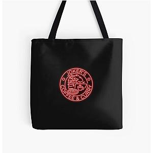 Persona 5 Joker's Coffee & Curry (Neon Ver.) All Over Print Tote Bag