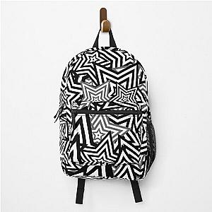 Persona 5 Black, Gray, and White Stars Backpack