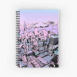 Persona 5 Pastel Tokyo Loading Screen Spiral Notebook