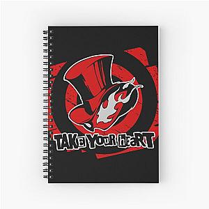 " Persona 5 take your heart" Spiral Notebook