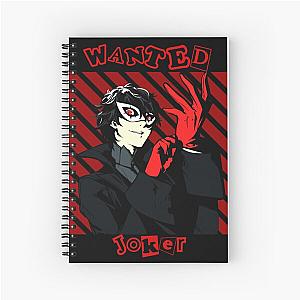 Persona 5 Joker Wanted Spiral Notebook