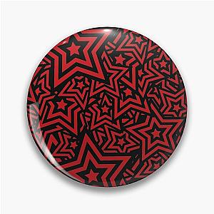 Star Pattern Persona 5 Red & Black Pin