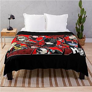 Persona 5 Royal "Hold Up!" Shattered Glass Group Collage Throw Blanket