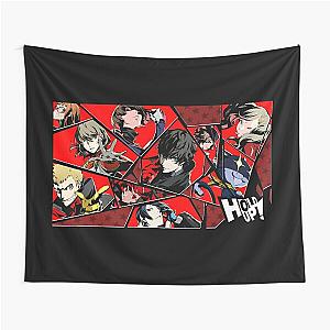 Persona 5 Royal "Hold Up!" Shattered Glass Group Collage Tapestry