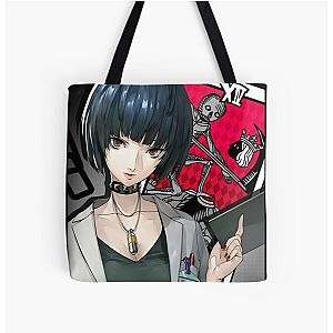 Tae Takemi Vertical Persona 5 All Over Print Tote Bag RB0307