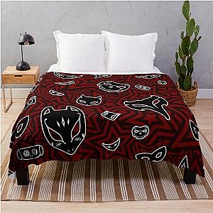 Persona 5 Phantom Thieves Mask Pattern Throw Blanket RB0307