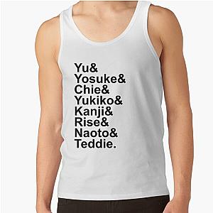 Persona 4 Character List Tank Top RB0307