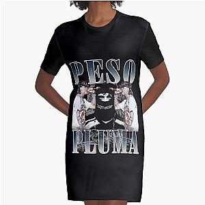 Peso Pluma Music Graphic T-Shirt Dress