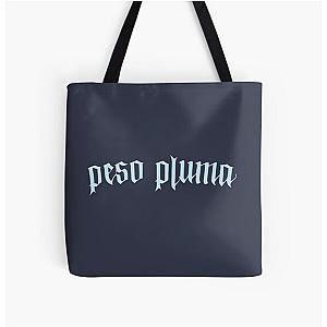 peso pluma tour 2023  lyrics		 	 All Over Print Tote Bag