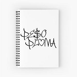 Peso Pluma Merch Peso Pluma Logo Spiral Notebook