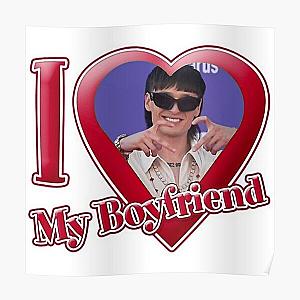 I love Peso Pluma Poster RB1710