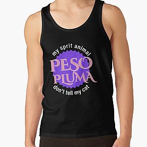 My Sprit Animal Peso Pluma Don't Tell My Cat Shirt,  Concert Shirt For Fan Tank Top RB1710