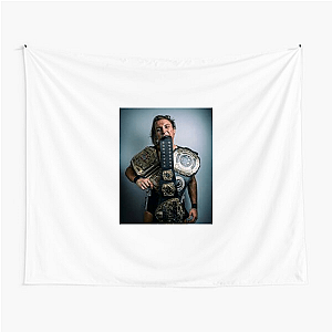 Gritty Fighter Pete Dunne Pete Dunne Tapestries