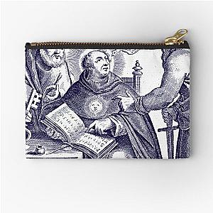 St. Thomas Aquinas with St. Peter and St. Paul Zipper Pouch