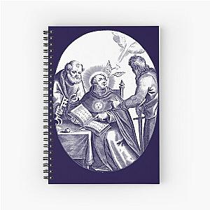 St. Thomas Aquinas with St. Peter and St. Paul Spiral Notebook