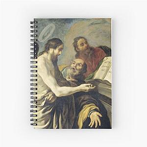 Christ Instructs Peter to Feed My Sheep, Claude Vignon, 1624 Spiral Notebook