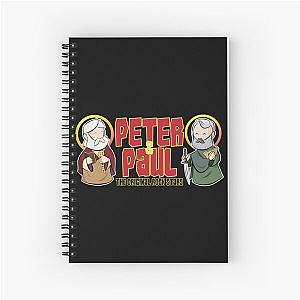 Peter and Paul. The Original Rock Stars Spiral Notebook