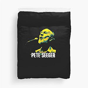 Pete Seeger Pete Seeger. Peter Seeger. was an American folk singer and social activist. A fixture on nationwide radio in the 1940s Duvet Cover