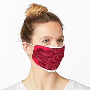 Red Wavey Pattern Mask Premium Merch Store