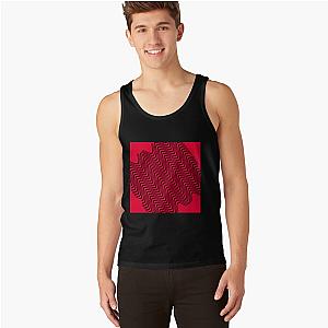 Red Wavey Pattern Tank Tops Premium Merch Store