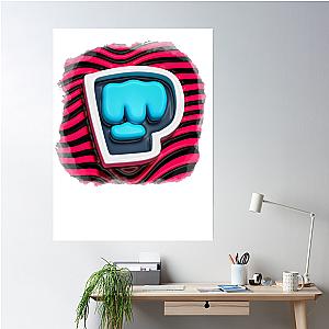 Pewdiepie Wave Brofist Poster Premium Merch Store