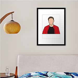 Pewdiepie Pop Art Framed print Premium Merch Store