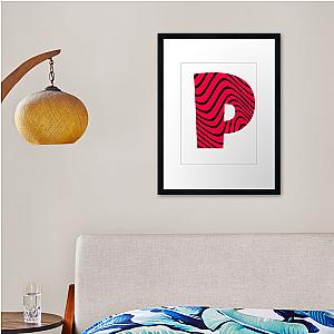 Pewdiepie P Framed print Premium Merch Store