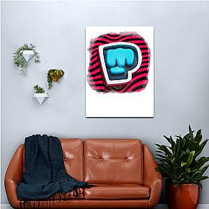 Pewdiepie Wave Brofist Canvas Print Premium Merch Store