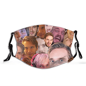 PewDiePie Merch TOP BEST-SELLING - PewDiePie Face Printed Mask