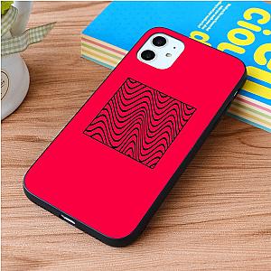 PewDiePie Phone Case - Red And Black Waves PewDiePie Phone Back Cover