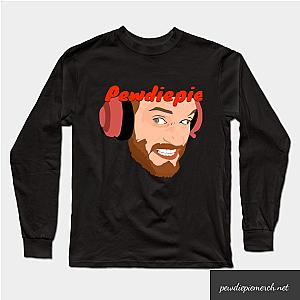 PewDiePie Long Sleeve - PewDiePie Long Sleeve Shirt Black