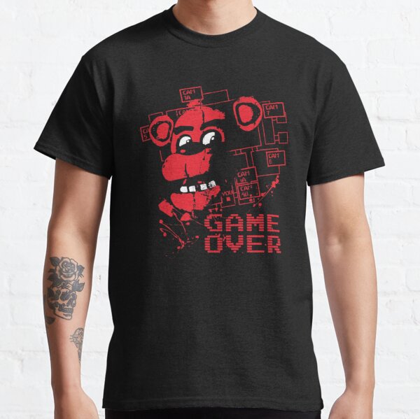 Five Nights At Freddy's Pizzeria Game Over Classic T-Shirt RB0606 product Offical fnaf Merch