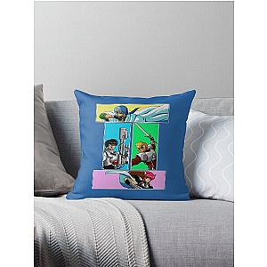 Classic Phantasy Star 4 heroes Throw Pillow