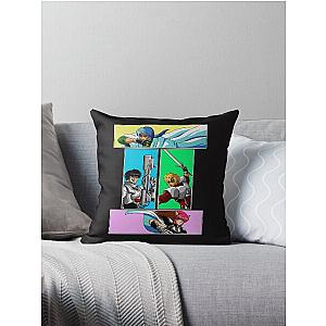 Classic Phantasy Star 4 heroes  Throw Pillow