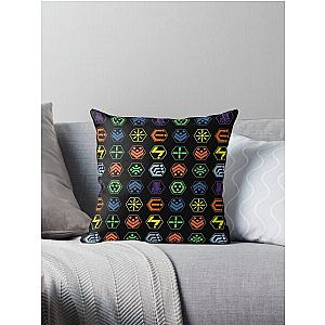 Phantasy Star Techniques Throw Pillow