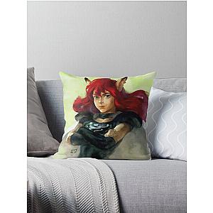 Rika Phantasy star 4 Throw Pillow