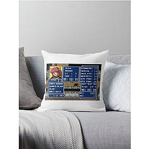 Classic Phantasy Star IV Rika Stats Throw Pillow