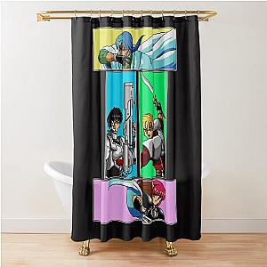 Classic Phantasy Star 4 heroes  Shower Curtain