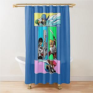 Classic Phantasy Star 4 heroes Shower Curtain