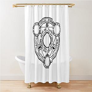 Phantasy Star Online  Logo Black Shower Curtain