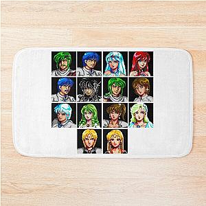 Classic Phantasy Star 3 Character portraits Bath Mat