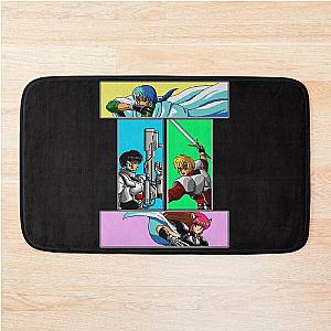 Classic Phantasy Star 4 heroes  Bath Mat